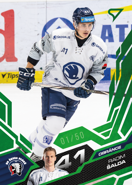 Šalda Radim 25-26 Tipsport Extraliga Green #169