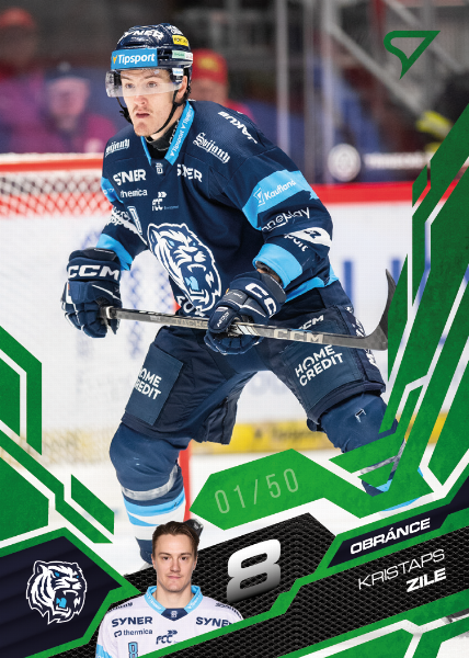 Zīle Kristaps 25-26 Tipsport Extraliga Green #187