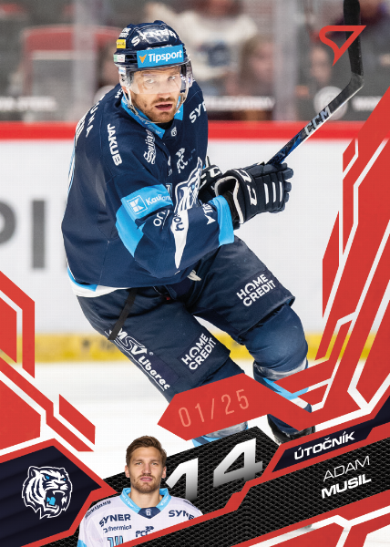 Musil Adam 25-26 Tipsport Extraliga Red #190