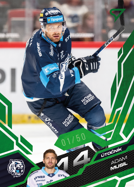 Musil Adam 25-26 Tipsport Extraliga Green #190