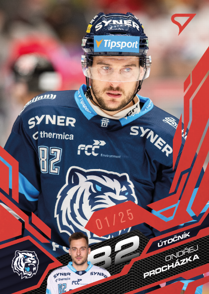 Procházka Ondřej 25-26 Tipsport Extraliga Red #193