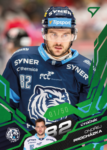 Procházka Ondřej 25-26 Tipsport Extraliga Green #193