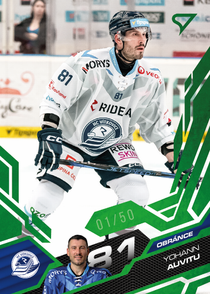 Auvitu Yohann 25-26 Tipsport Extraliga Green #201