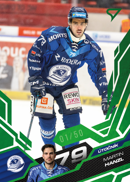 Hanzl Martin 25-26 Tipsport Extraliga Green #208