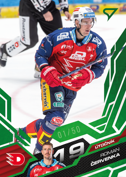 Červenka Roman 25-26 Tipsport Extraliga Green #27
