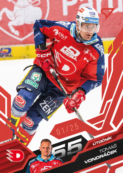 Vondráček Tomáš 25-26 Tipsport Extraliga Red #36