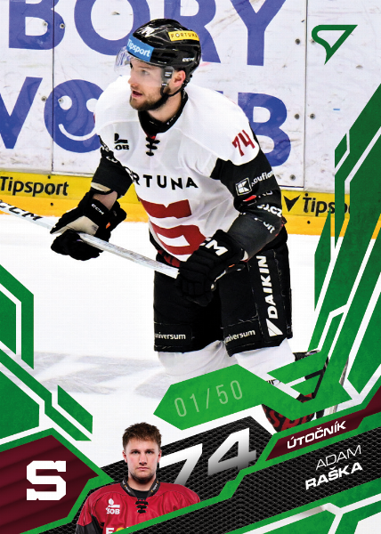 Raška Adam 25-26 Tipsport Extraliga Green #52
