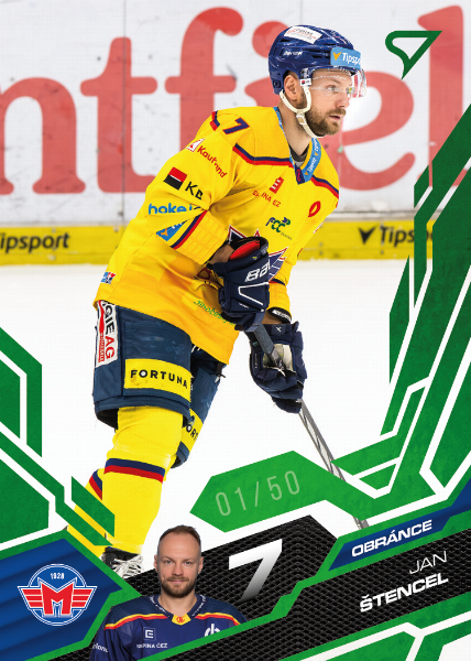 Štencel Jan 25-26 Tipsport Extraliga Green #97