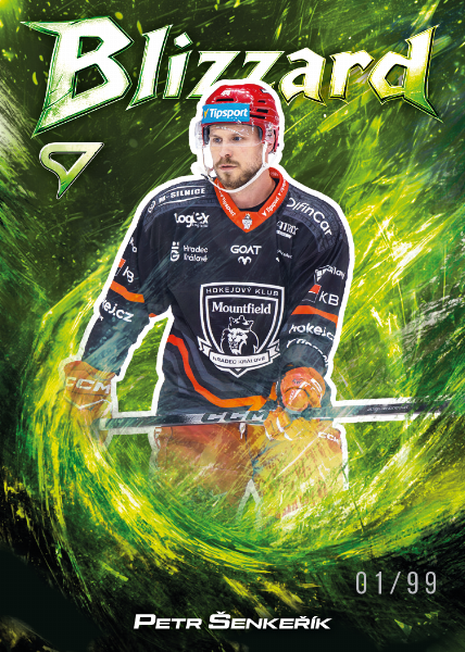 Šenkeřík Petr 25-26 Tipsport Extraliga Blizzard Green #BL-12