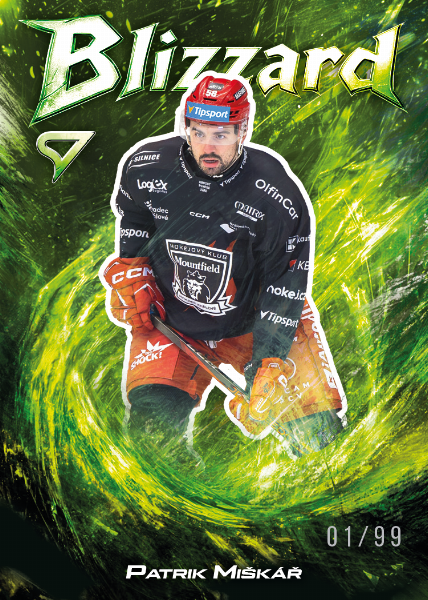Miškář Patrik 25-26 Tipsport Extraliga Blizzard Green #BL-13