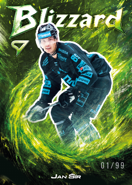 Šír Jan 25-26 Tipsport Extraliga Blizzard Green #BL-17