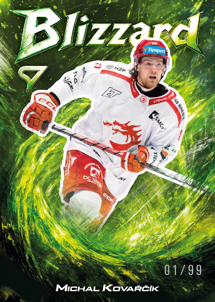 Kovařčík Michal 25-26 Tipsport Extraliga Blizzard Green #BL-25