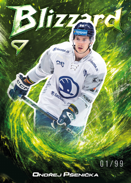 Pšenička Ondřej 25-26 Tipsport Extraliga Blizzard Green #BL-32