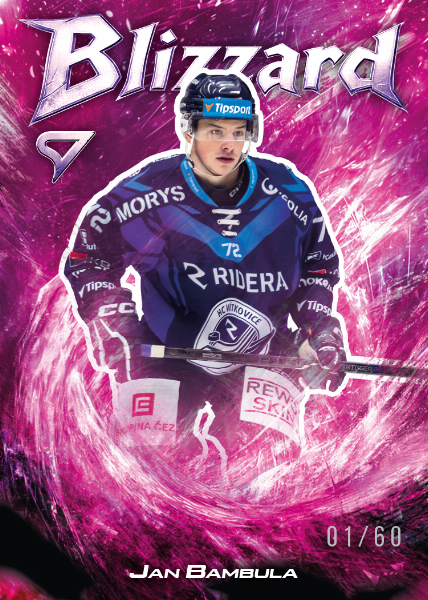 Bambula Jan 25-26 Tipsport Extraliga Blizzard Pink #BL-38