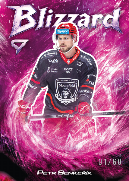 Šenkeřík Petr 25-26 Tipsport Extraliga Blizzard Pink #BL-12
