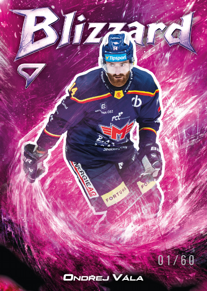 Vála Ondřej 25-26 Tipsport Extraliga Blizzard Pink #BL-18