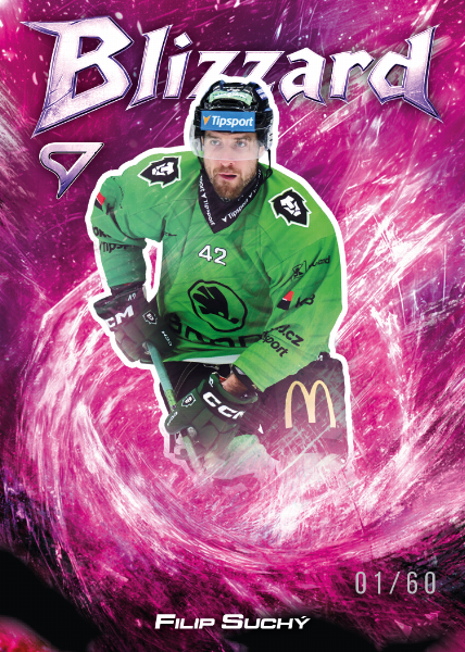 Suchý Filip 25-26 Tipsport Extraliga Blizzard Pink #BL-23