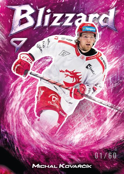 Kovařčík Michal 25-26 Tipsport Extraliga Blizzard Pink #BL-25
