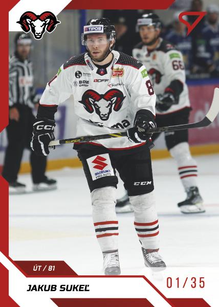 Sukeľ Jakub 22-23 Tipos Extraliga Red #123