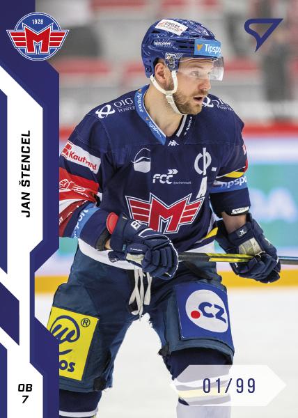 Štencel Jan 22-23 Tipsport Extraliga Blue #42