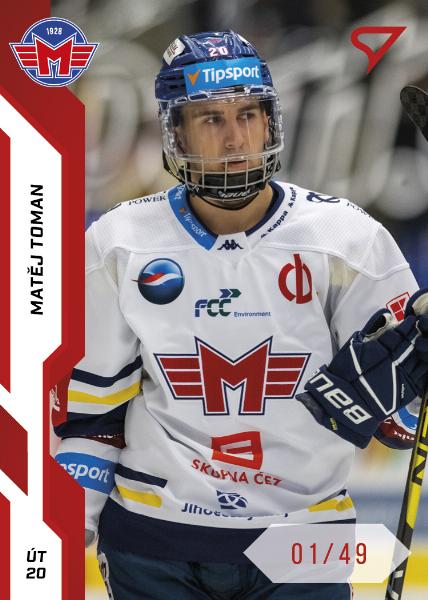 Toman Matěj 22-23 Tipsport Extraliga Red #52