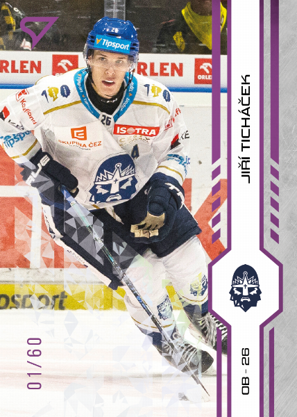 Ticháček Jiří 24-25 Tipsport Extraliga Purple #243