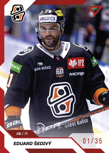 Šedivý Eduard 22-23 Tipos Extraliga Red #62