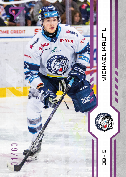 Krutil Michael 24-25 Tipsport Extraliga Purple #115