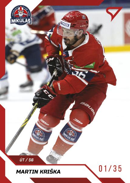 Kriška Martin 22-23 Tipos Extraliga Red #210