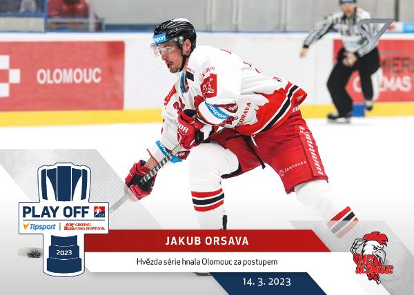 Orsava Jakub 22-23 Tipsport Extraliga Play Off Moments #PM-07
