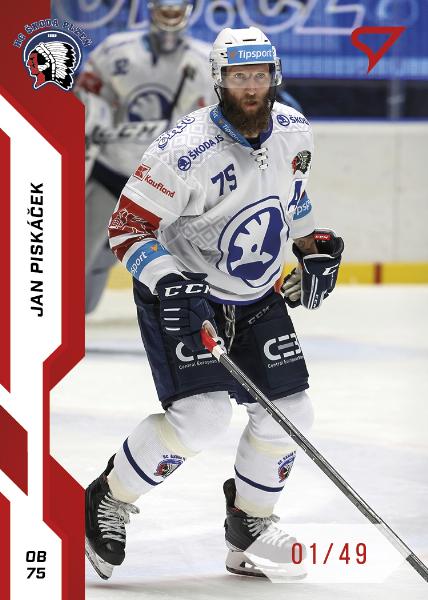 Piskáček Jan 22-23 Tipsport Extraliga Red #151
