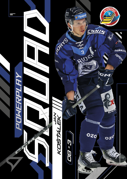 Košťálek Jan 24-25 Tipsport Extraliga Powerplay Squad #PS-54