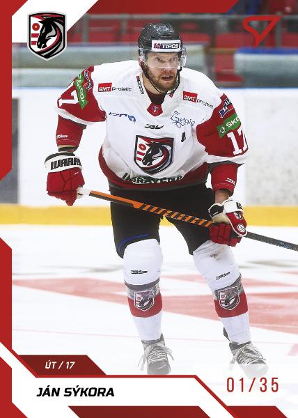 Sýkora Ján 22-23 Tipos Extraliga Red #142