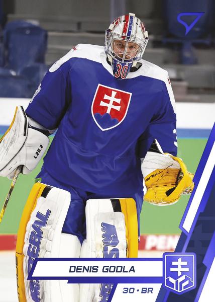 Godla Denis 2023 Hokejové Slovensko Blue #1