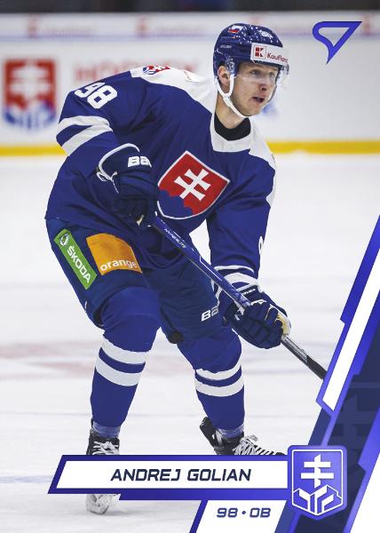 Golian Andrej 2023 Hokejové Slovensko Blue #10