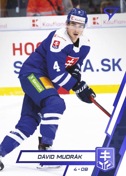Mudrák Dávid 2023 Hokejové Slovensko Blue #18