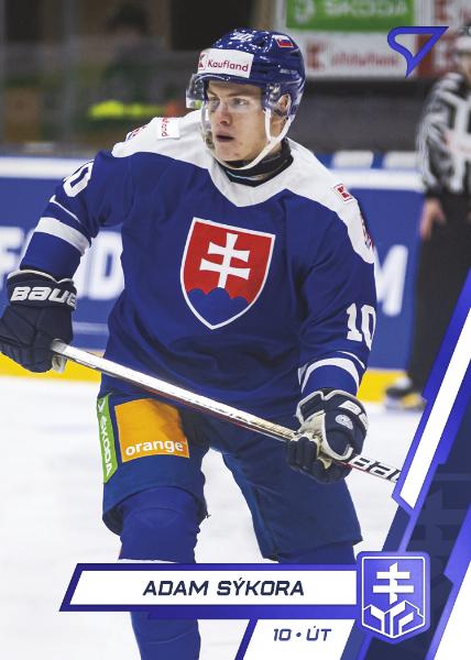 Sýkora Adam 2023 Hokejové Slovensko Blue #42