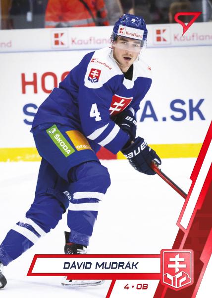 Mudrák Dávid 2023 Hokejové Slovensko Red #18