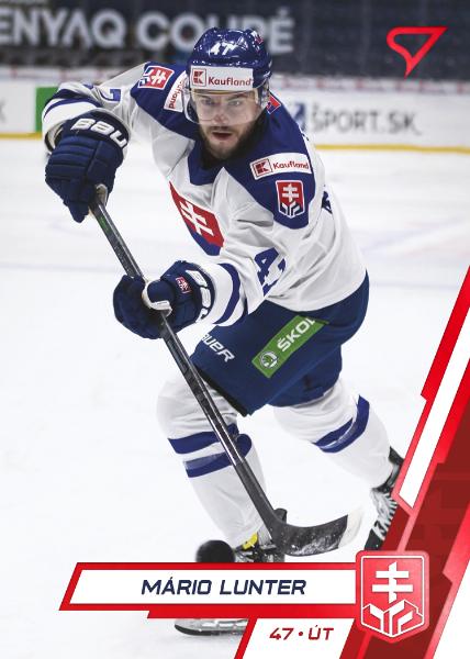 Lunter Mário 2023 Hokejové Slovensko Red #36