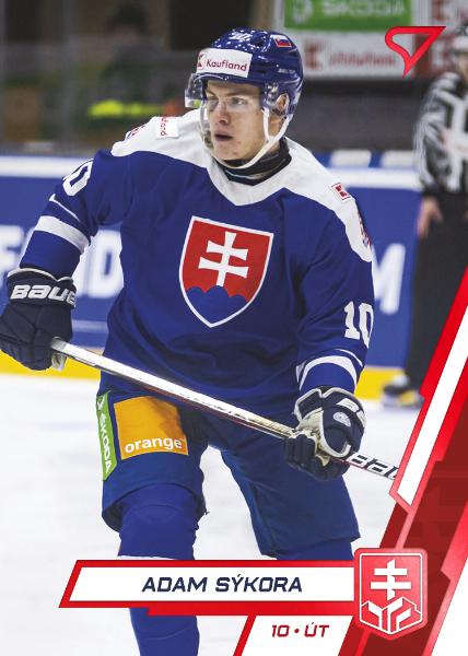 Sýkora Adam 2023 Hokejové Slovensko Red #42