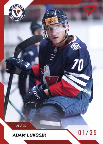 Lukošík Adam 22-23 Tipos Extraliga Red #11