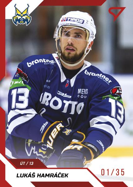 Hamráček Lukáš 22-23 Tipos Extraliga Red #153