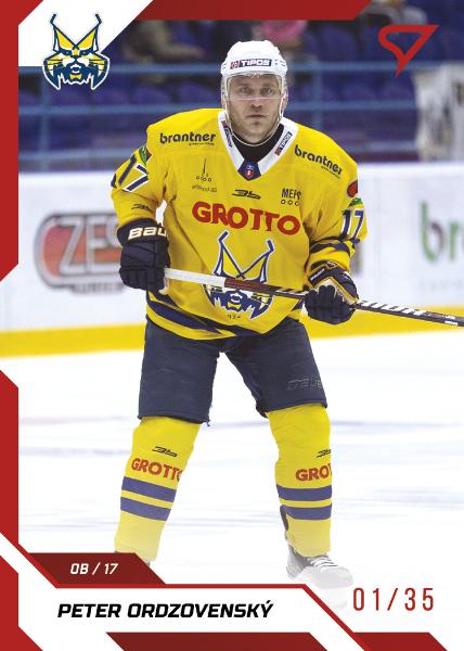 Ordzovenský Peter 22-23 Tipos Extraliga Red #148