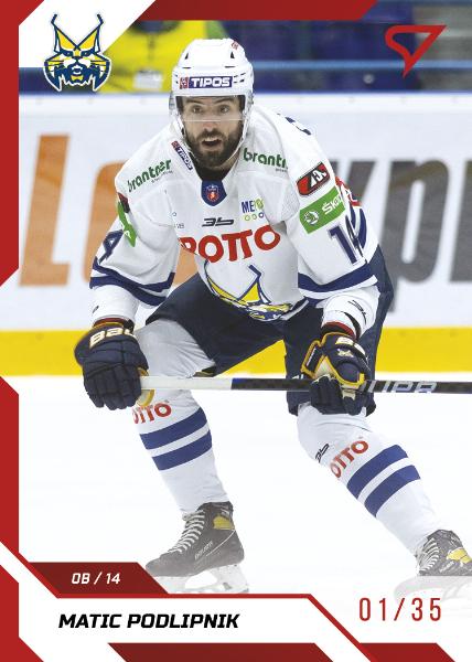 Podlipnik Matic 22-23 Tipos Extraliga Red #149