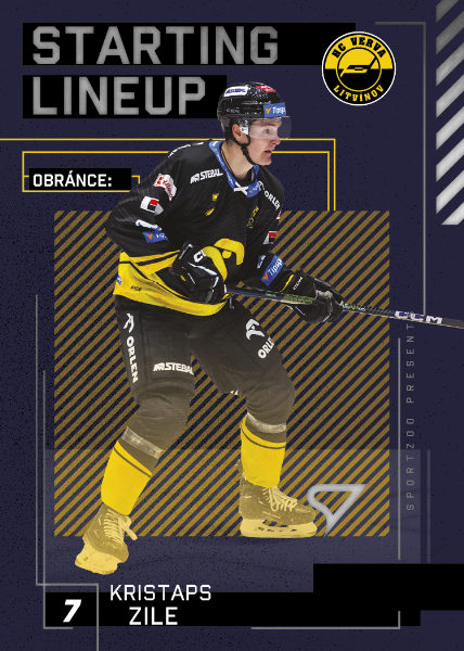 Zīle Kristaps 23-24 Tipsport Extraliga Starting Lineup #SL-63