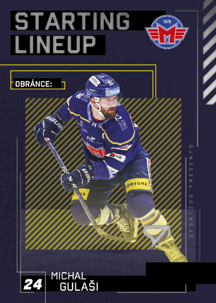 Gulaši Michal 23-24 Tipsport Extraliga Starting Lineup #SL-75