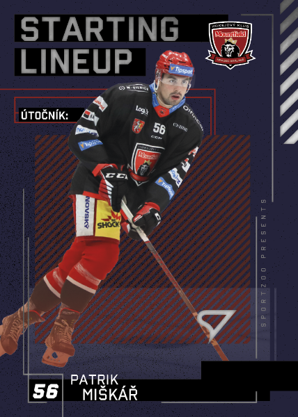 Miškář Patrik 23-24 Tipsport Extraliga Starting Lineup #SL-11