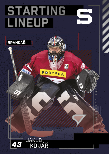 Kovář Jakub 23-24 Tipsport Extraliga Starting Lineup #SL-25