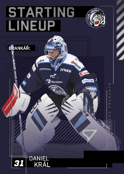 Král Daniel 23-24 Tipsport Extraliga Starting Lineup #SL-31