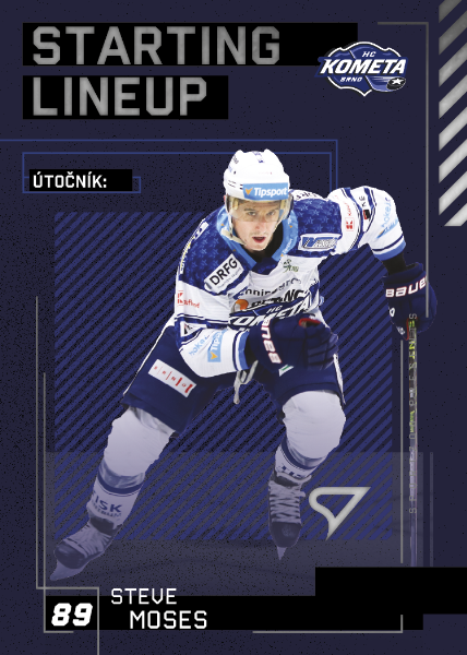 Moses Steve 23-24 Tipsport Extraliga Starting Lineup #SL-41